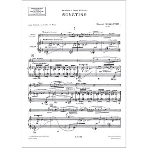 Sonatine Op 13 : Pour Hautbois (Ou Violon) & Piano